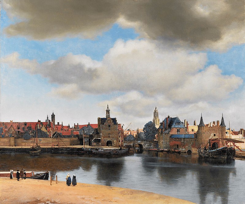 Vue de Delft, Vermeer, 1660-1661, Mauritshuis, La Haye