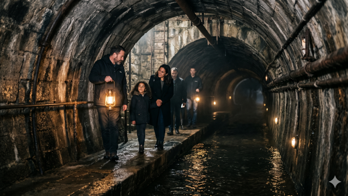 Visite nocturne des égouts de Paris