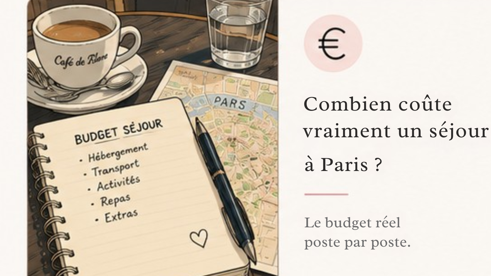 Budget d'un séjour à Paris en famille