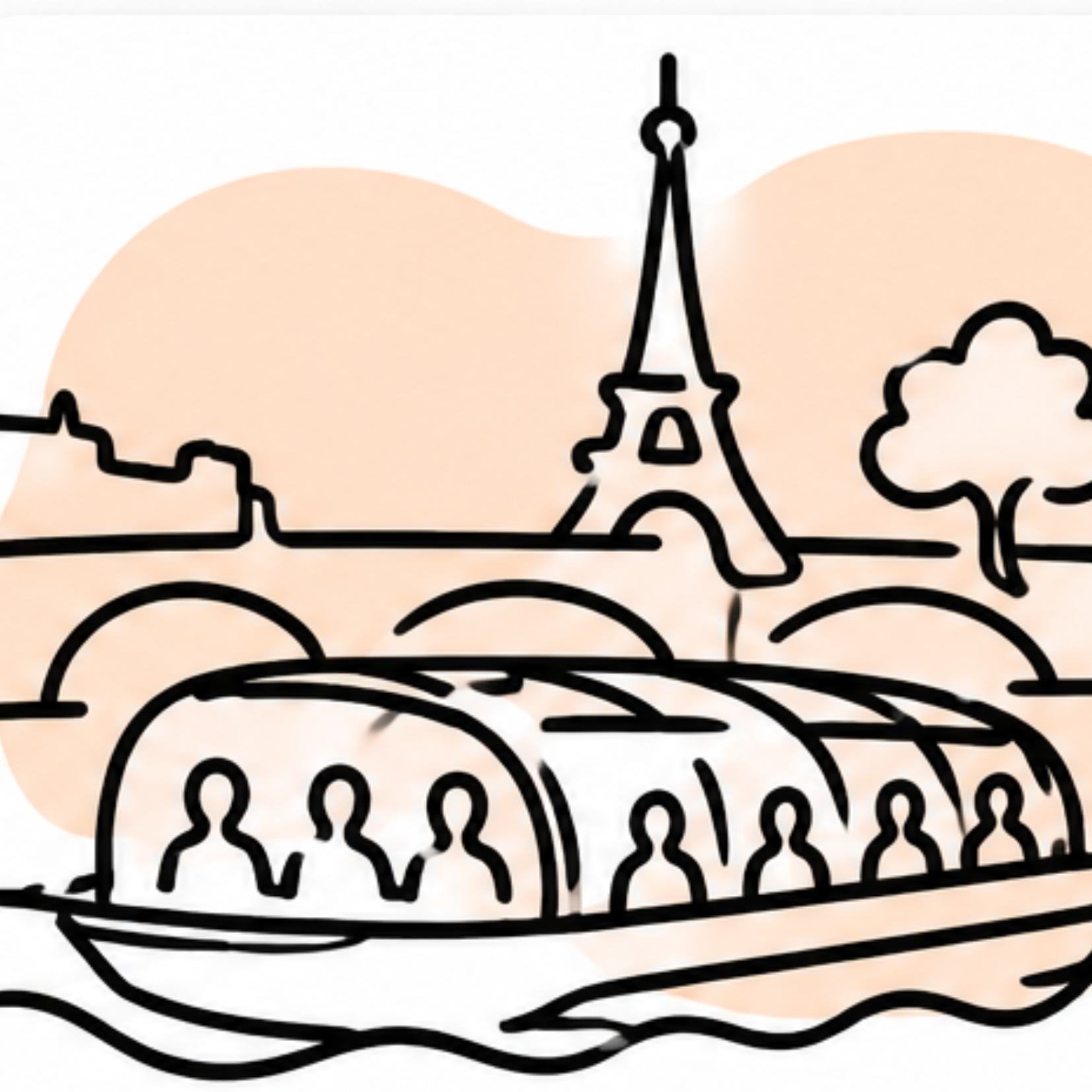 Croisière couverte sur la Seine pendant la canicule