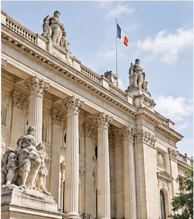 Façade d’un grand musée parisien