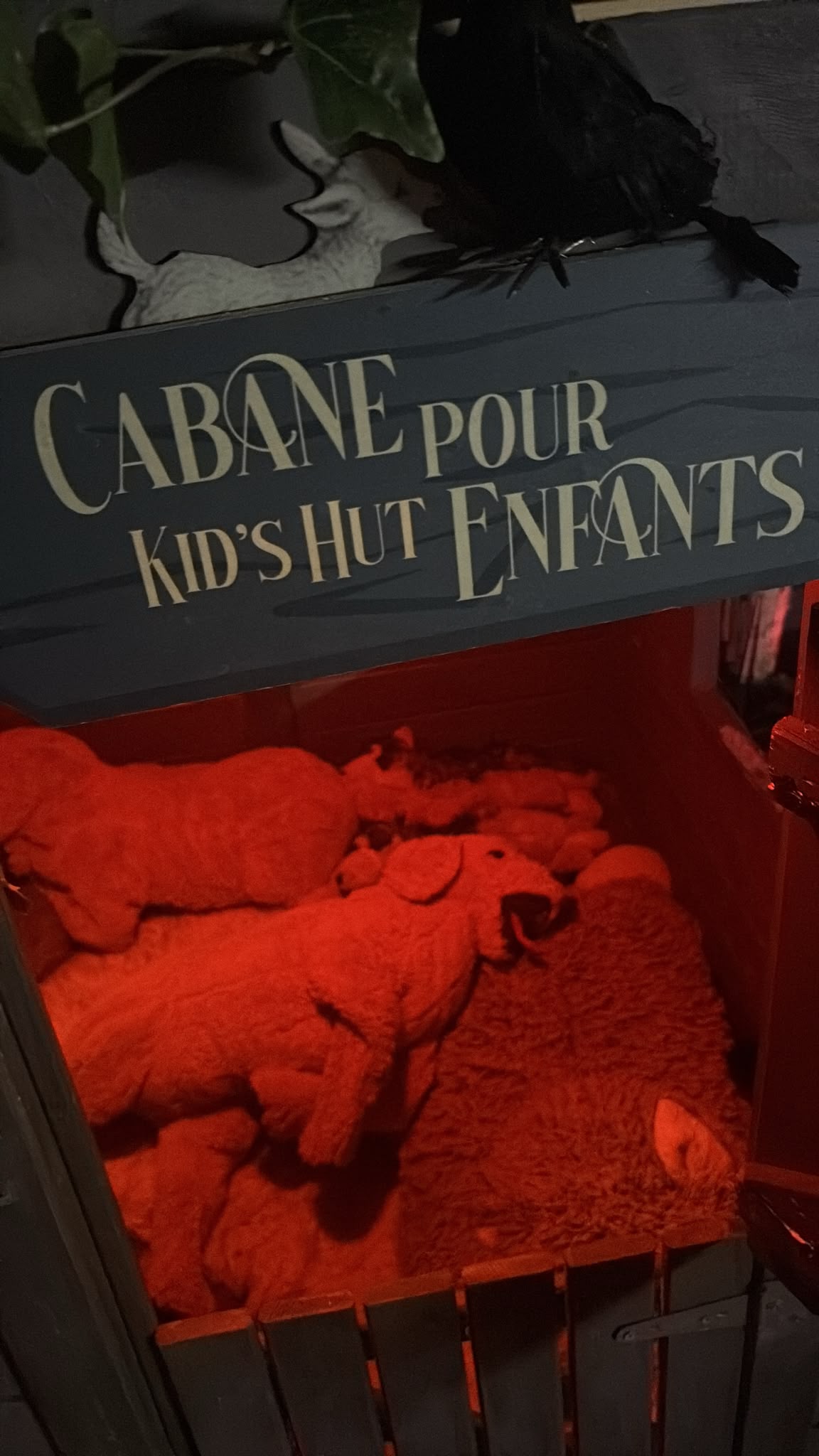 La cabane pour enfants à la Cité Immersive des Fables