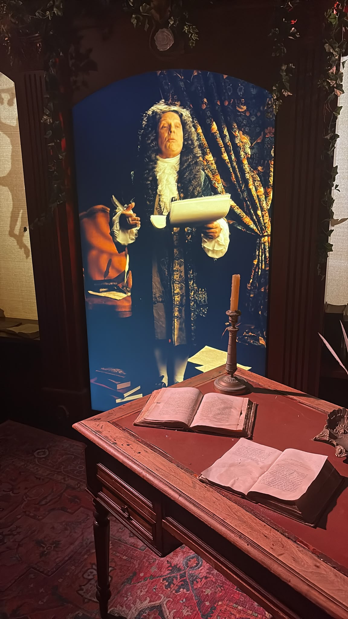 Le cabinet de Jean de La Fontaine reconstitué à la Cité Immersive des Fables