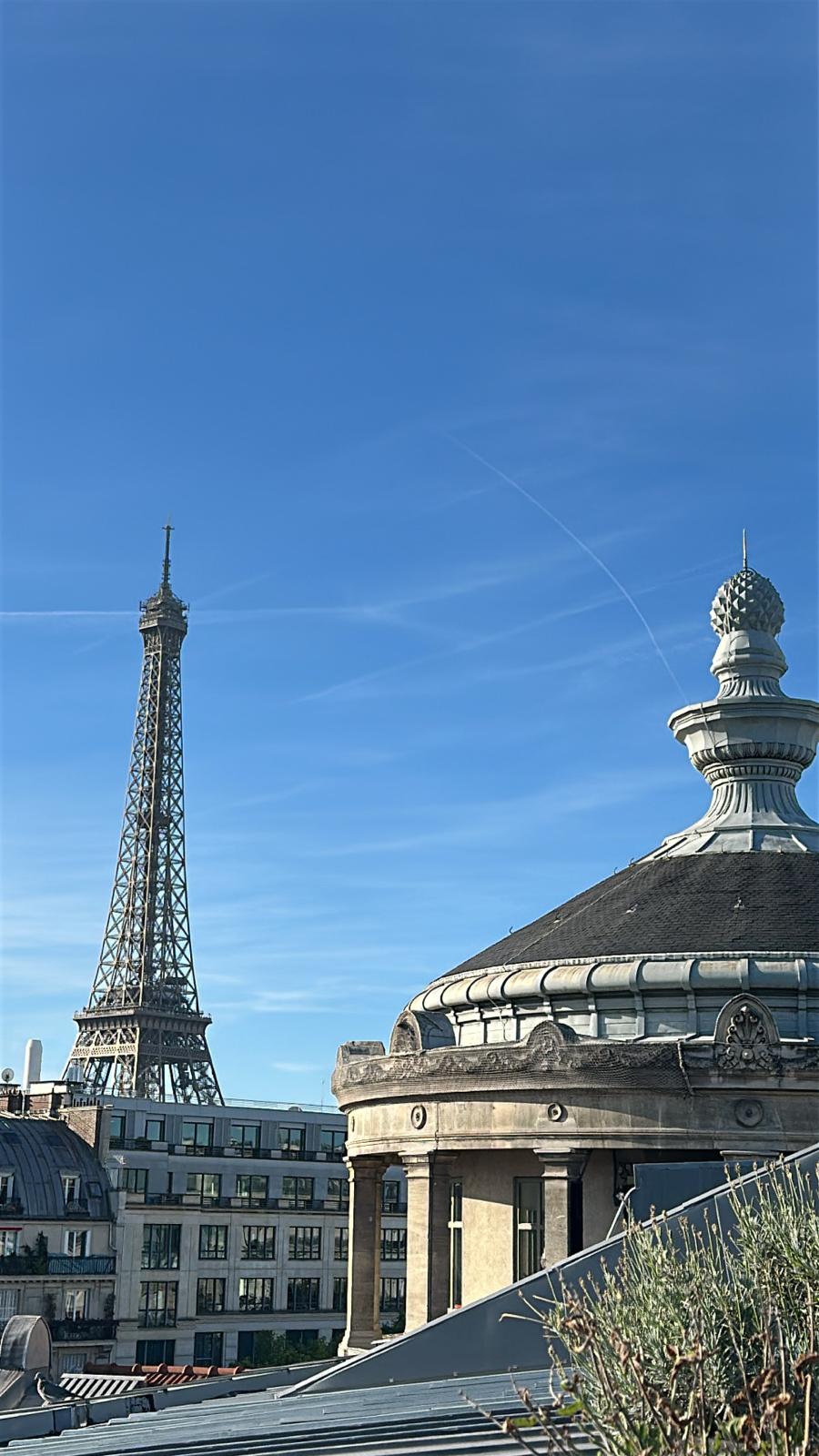 La Tour Eiffel vue depuis le musée Guimet