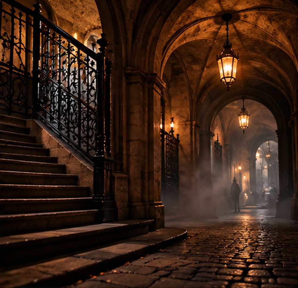 Passage parisien à l’atmosphère mystérieuse