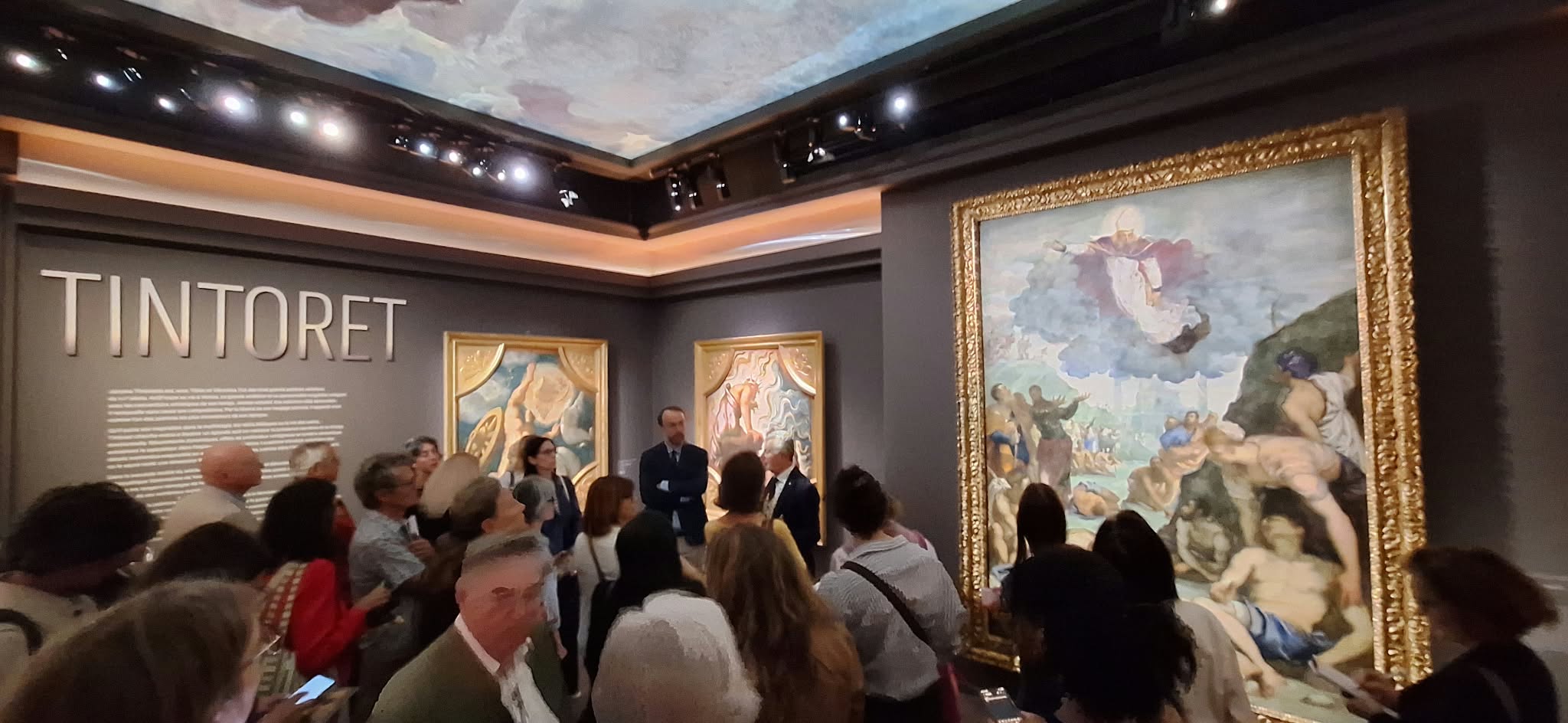 Salle de l'exposition Éternel Tintoret au musée Jacquemart-André